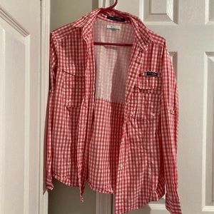 Pink Gingham Columbia PFG size medium.